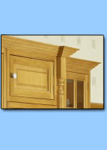 Framed kitchen door plus mouldings