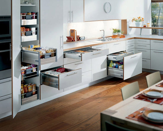 Blum, a selection of drawers