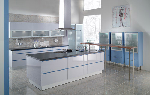 Parapan, white kitchen display
