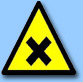 Hazard solvents & cleaners sign